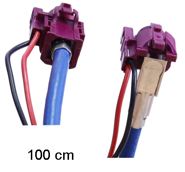 HSD+2 claret violet -gerade Buchse - runtergew. Buchse ...