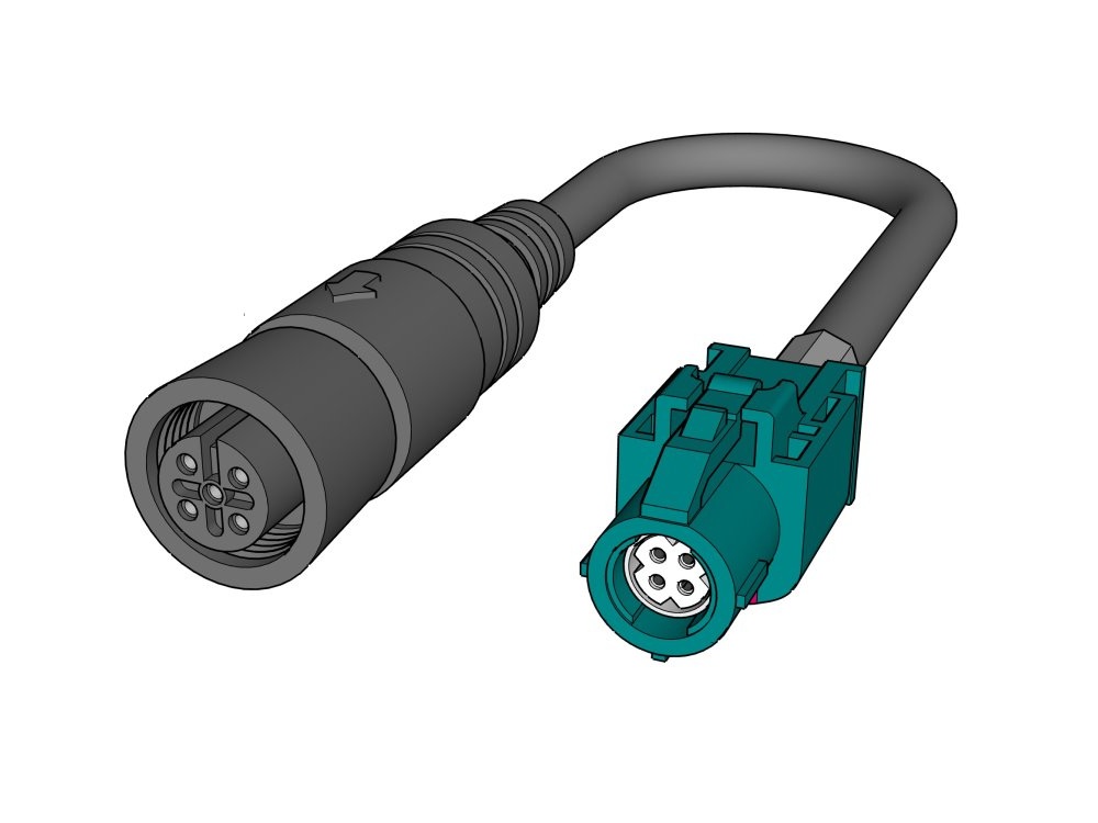 RFK-Adapter passend für MAN MMT3/Scania AUS4 - 5-Pin M12